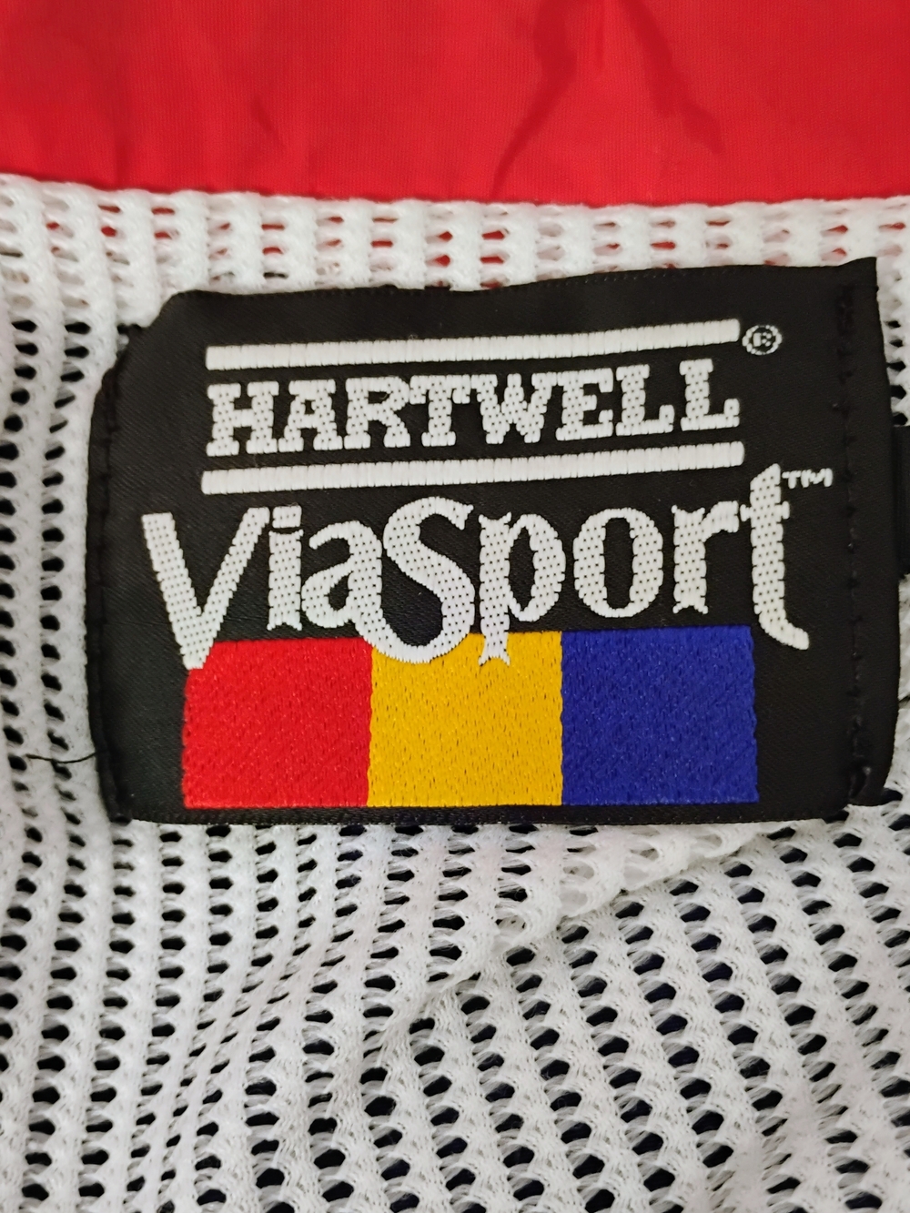 Vtg‎ Pepsi Hartwell Jacket Windbreaker Mens XL Full Zip Snap Logo Colorblock USA - Picture 5 of 6